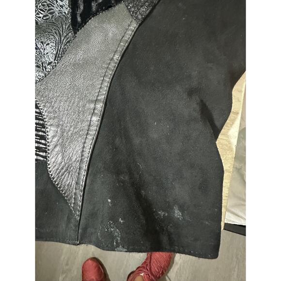 Jutta Covian Womens 80's Vintage Black Suede Jacket Size M-L E-40 U-12 - Picture 9 of 11